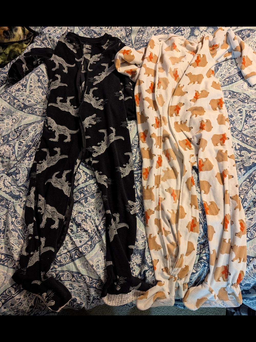 Kids One-Piece Footie Pajamas Size 6/6A